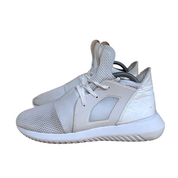 Adidas - Tubular Defiant - Running Shoes - White - Women's - 8 - ART BB5116 - Picture 3 of 9